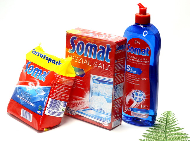 Bộ 3 sản phẩm Bột rửa, Muối, Nước làm bóng Somat cho máy rửa bát Bosch, Beko, Brandt, GAGGENAU, gorenje, GRUNDIG, GL, NEFF, SHARP, SIMENS, Smeg